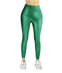 Emerald Green Glossy Leggings - oneinmelon