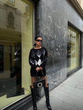 Black sequin sweaters one size - oneinmelon