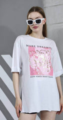 More Dreams White T-Shirt - oneinmelon