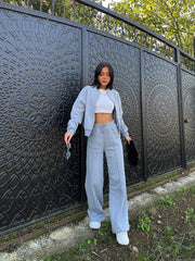 Light Blue-Track suit set - oneinmelon