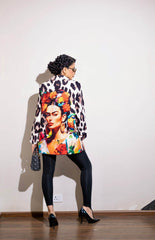 Oversized Frida Kahlo Jacket - oneinmelon