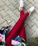 Cherry Glossy Leggings - oneinmelon