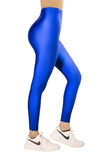 Royal blue Glossy Leggings - oneinmelon