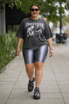 Grey Biker Short