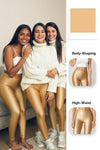 Gold Glossy Leggings