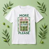 Cotton Printed Oversized T-shirt - White (More Olives Please)