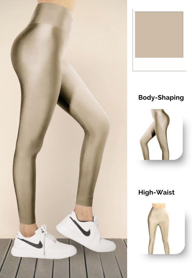 glossy leggings