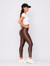 Choco Glossy Leggings