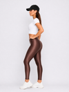 Choco Glossy Leggings