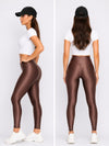 Choco Glossy Leggings