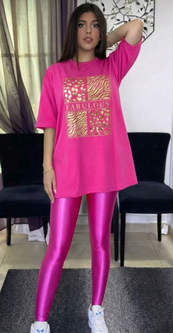 Fabulous Foil Print T-Shirt