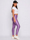 Lavender Glossy Leggings