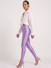 Lilac Stirrup Glossy Leggings