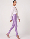 Lilac Stirrup Glossy Leggings