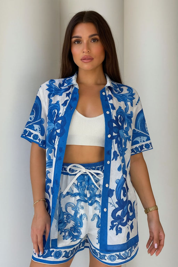 Coord set linen fabric