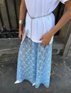 Lace Skirt - Ice Blue - oneinmelon