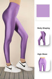 Lavender Glossy Leggings - oneinmelon