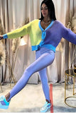 Lilac Stirrup Glossy Leggings - oneinmelon