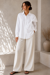 Organza bows with rhinestones Poplin Shirt