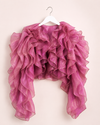 Organza ruffle tops