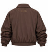 Oversized Ruched Nylon Bomber Jacket