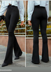 Bootcut fleece pants