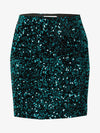 Bottle Green Sequin Skirt - oneinmelon
