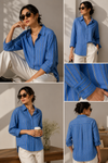 Viscose rhinestone shirts