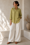 Viscose rhinestone shirts