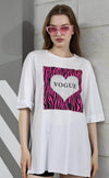 Vogue love Print T-Shirt - oneinmelon
