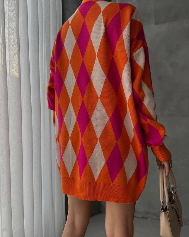 Orange Cardigan