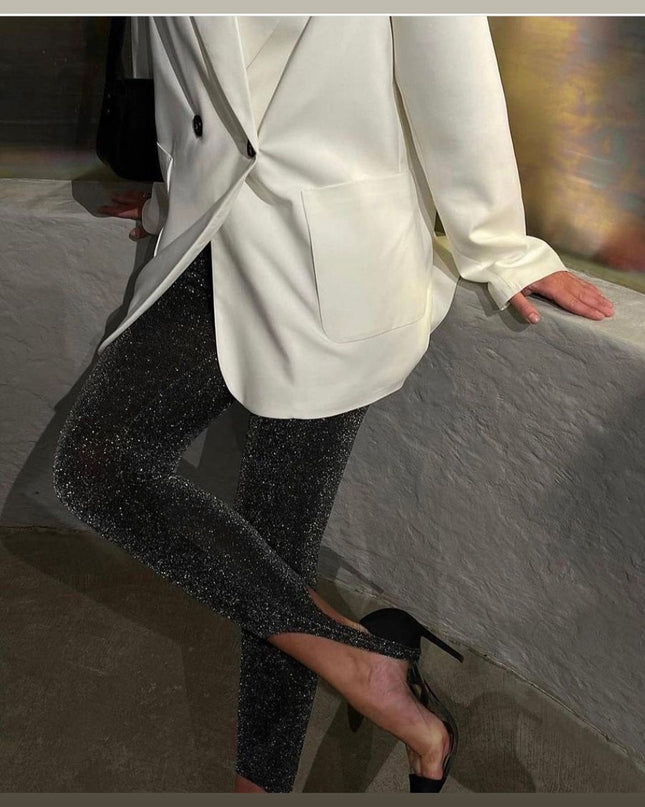 Glitter stirrup Leggings