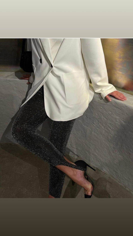 Glitter stirrup Leggings - oneinmelon