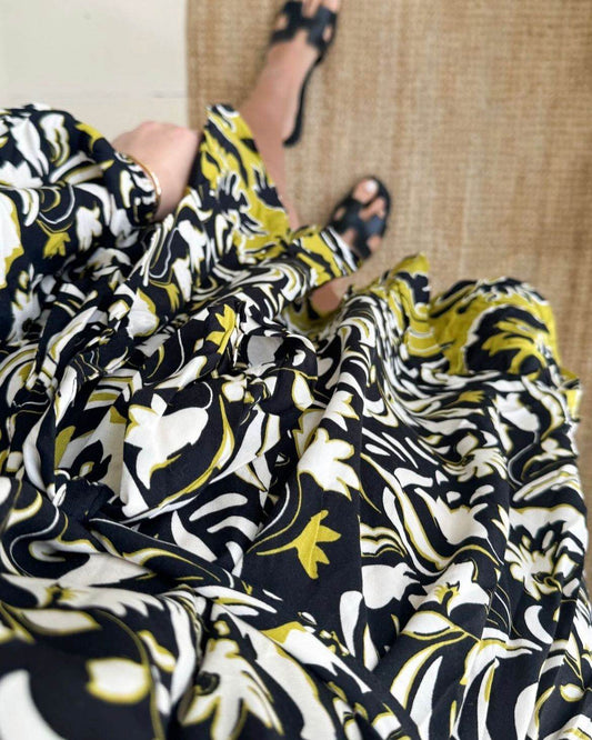Cotton Printed Dress - oneinmelon