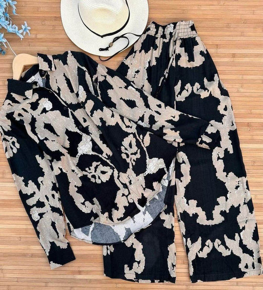 Cotton Viscose Co-rd set - oneinmelon