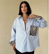 Cotton leopard print shirt - oneinmelon