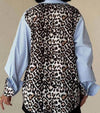 Cotton leopard print shirt - oneinmelon