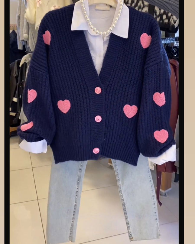 Blue Cardigans One Size
