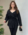 Wrap style viscose shirt for women - oneinmelon