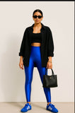 Royal blue Glossy Leggings - oneinmelon