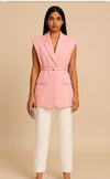 Vest jacket with padded shoulder - oneinmelon