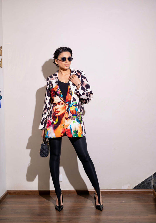 Oversized Frida Kahlo Jacket - oneinmelon
