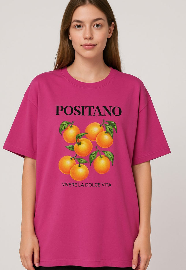 Cotton printed T-shirt - pink