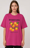 Cotton printed T-shirt - pink - oneinmelon