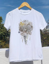 Floral icecream cotton tshirt