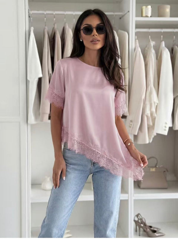 Asymmetrical Tencel Top