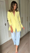 Yellow Lace Blazer