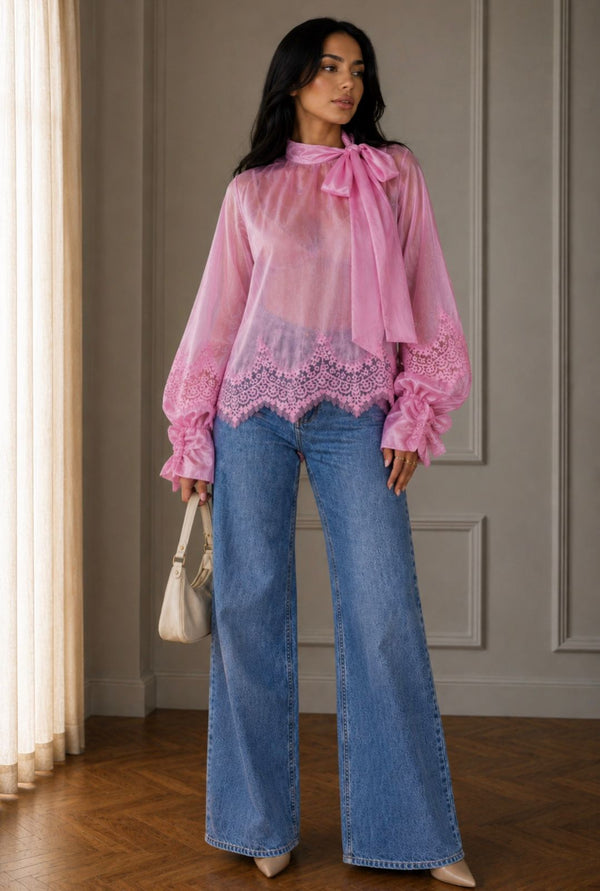 Tencel Lace top