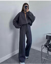 Dark Grey-Track suit set