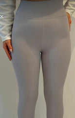 Silver Fleece Leggings